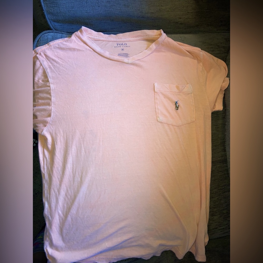 Orange Polo Ralph Lauren Tshirt size Medium